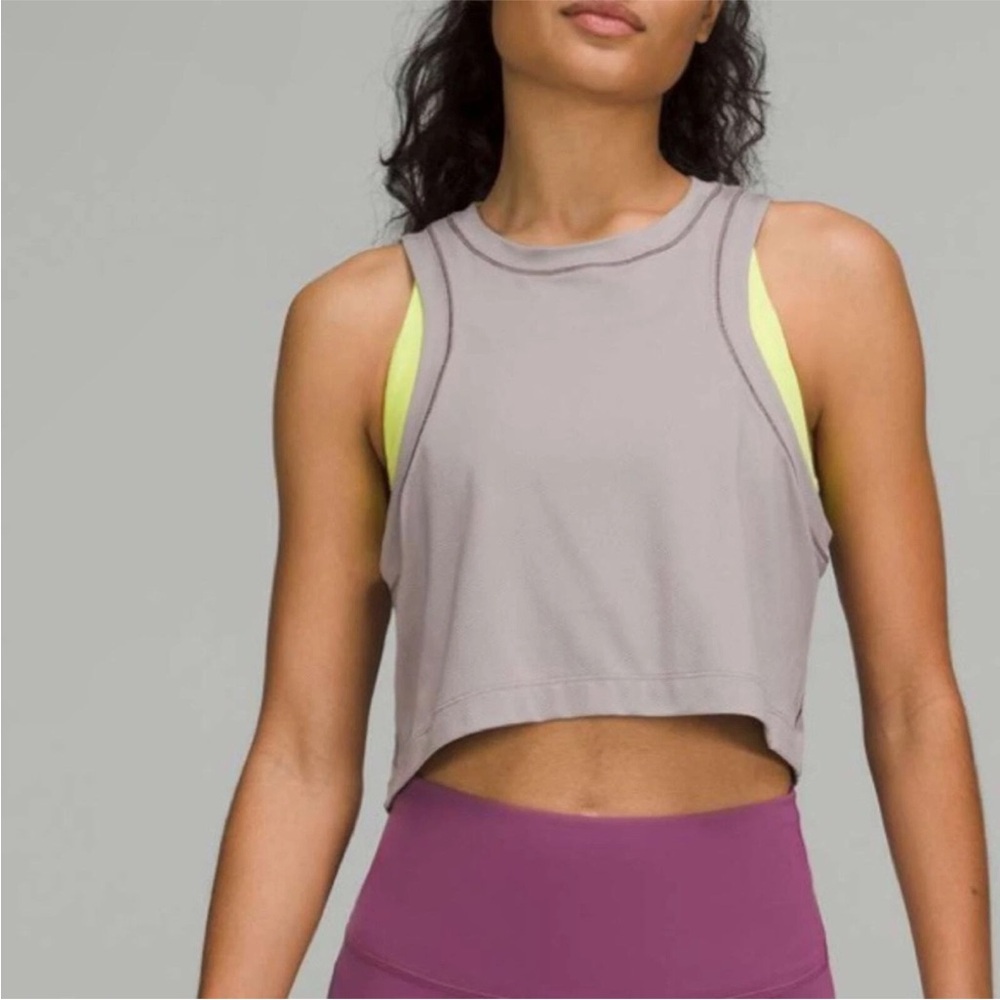 Lululemon Open-Back Cropped Training Tank